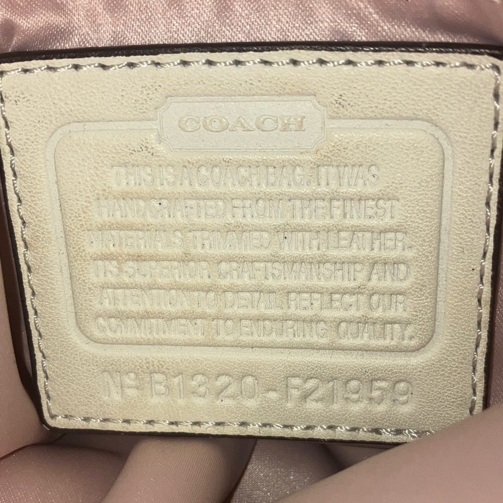 Coach Alexandra Straw python leather trimmed Tote… - image 13